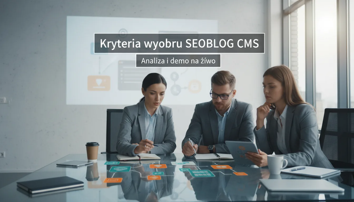Kritéria výběru SEOBLOG CMS: Analýza a živé demo